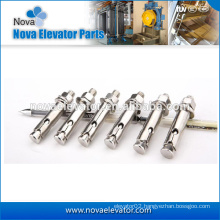 yellow or white zinc plated Steel Elevator anchor Bolts /Expansion Shield Anchor
